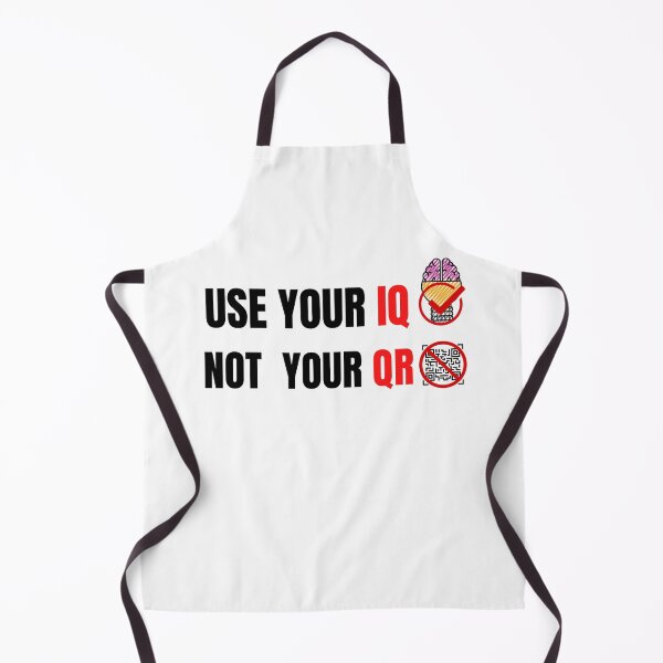 Item preview, Use Your Iq Not Your Qr designed and sold by infazbdeen.