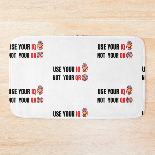Item preview, Use Your Iq Not Your Qr designed and sold by infazbdeen.
