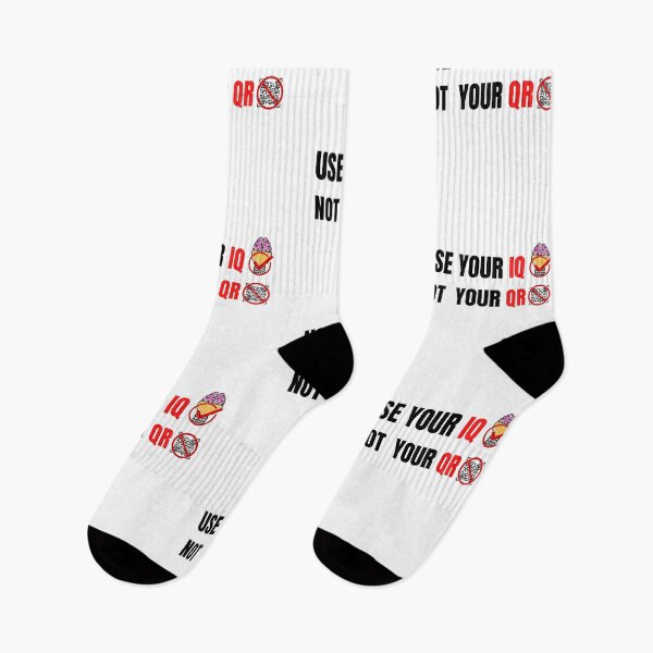 Item preview, Use Your Iq Not Your Qr designed and sold by infazbdeen.