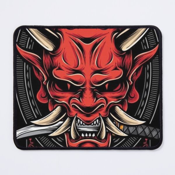 Item preview, Oni Mask Japanese Culture Art M ByTe designed and sold by Bubu World.