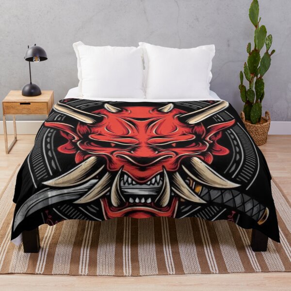 Item preview, Oni Mask Japanese Culture Art M ByTe designed and sold by Bubu World.