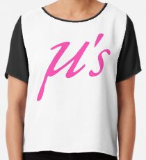 Love Live! μ's Logo Chiffon Top