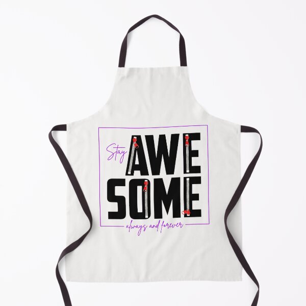 Item preview, Motivation Slogan - Stay Awesome Always and Forever Zipper Design Purple & Black designed and sold by WearWolfDesigns.