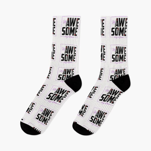 Item preview, Motivation Slogan - Stay Awesome Always and Forever Zipper Design Purple & Black designed and sold by WearWolfDesigns.