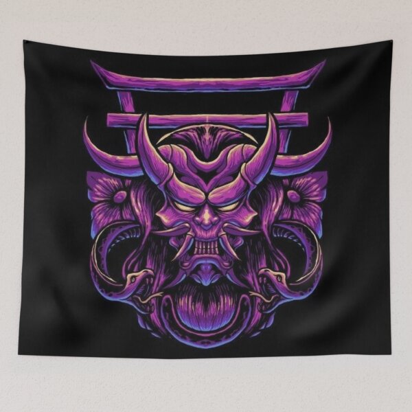 Item preview, Oni Mask Japanese Culture Art M ByTe designed and sold by Bubu World.