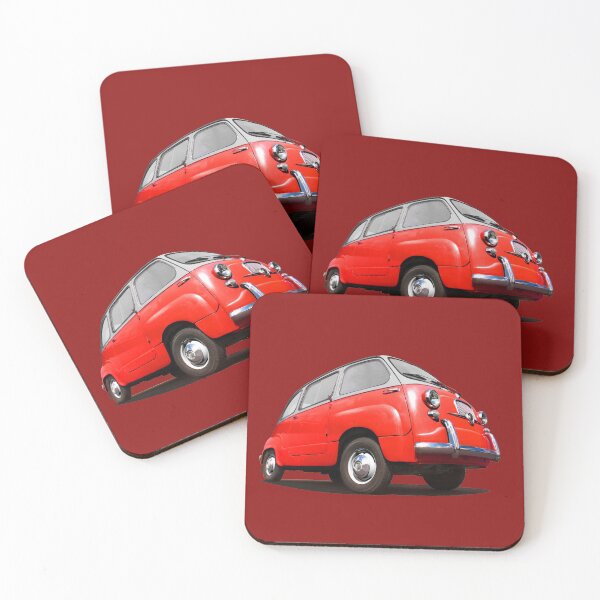 Item preview, FIAT 600 Multipla in red designed and sold by candc-retro.