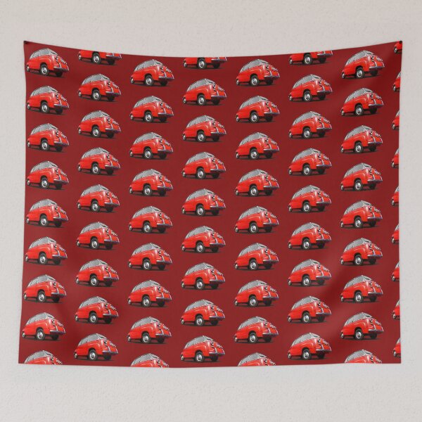 Item preview, FIAT 600 Multipla in red designed and sold by candc-retro.