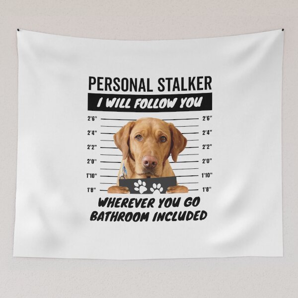 Item preview, Personal Stalker Dog – Fox Red Lab designed and sold by More Cute Dogs.