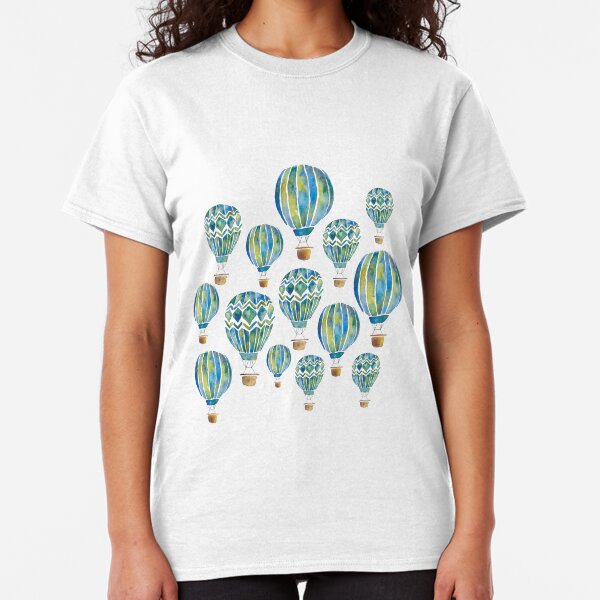 Hot Air Balloons - collage Classic T-Shirt
