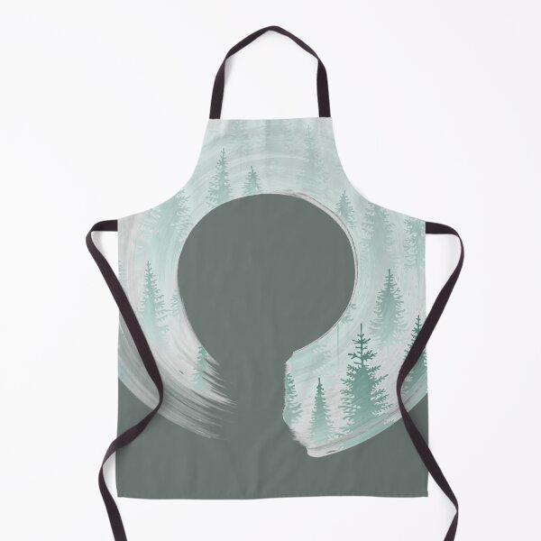Item preview, Foggy coniferous forest. Grey and green firs in the haze. designed and sold by NLobes.