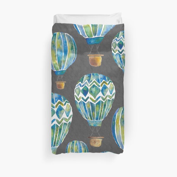 Hot Air Balloons - collage Duvet Cover