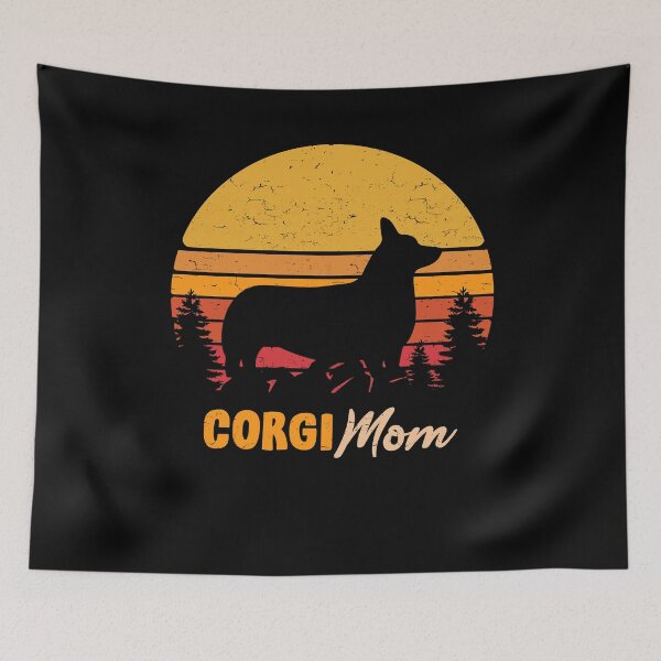 Item preview, Corgi Dog Mom Vintage Retro designed and sold by rafaeltto.