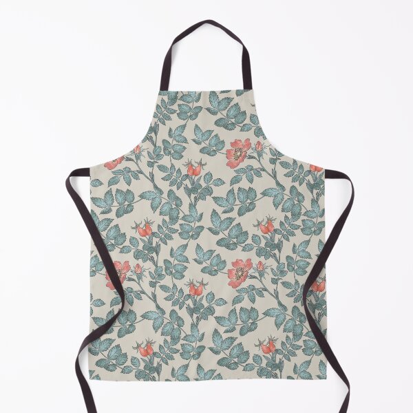Item preview, Pattern of a wild rose bush with flowers and berries. designed and sold by NLobes.