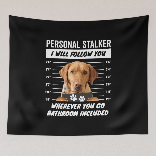 Item preview, Personal Stalker Dog – Fox Red Lab designed and sold by More Cute Dogs.