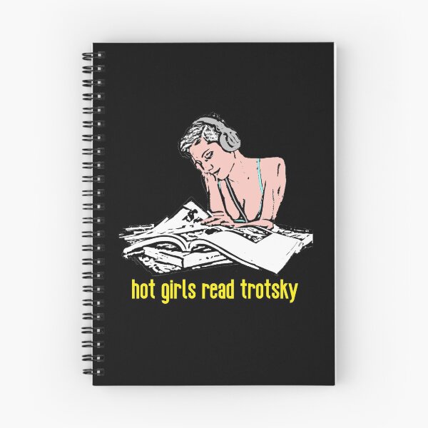 Item preview, Hot Girls Read Trotsky designed and sold by RevolutionInPaint.