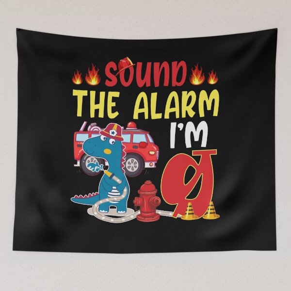Item preview, Fire Truck 9th Birthday Shirt for Boy Girl Kid, Cute Firefighter 9 Year Old, 9th Age Shirt, Level 9 Unlocked Shirt Gift designed and sold by VibesTraining.