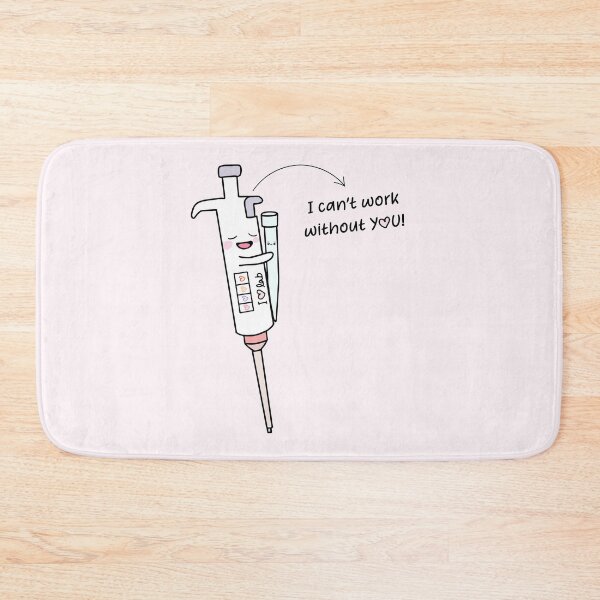 Item preview, Cute Micropipette with Lovely Tip laboratory I am useless without You! designed and sold by labstud.