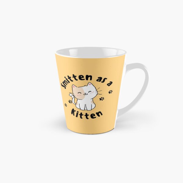 Item preview, Smitten as a kitten | cat lover  designed and sold by SilkSpot.