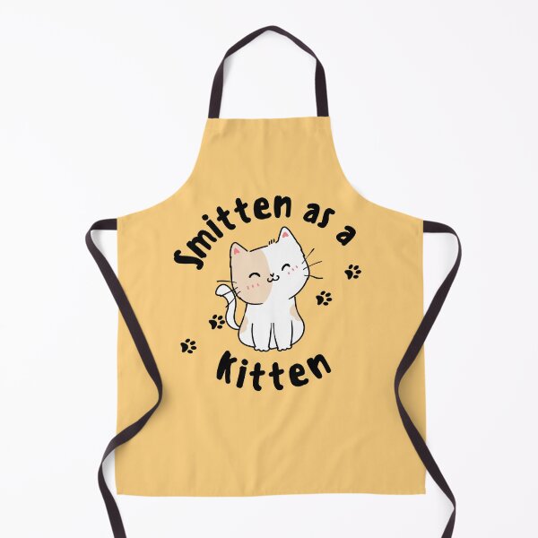 Item preview, Smitten as a kitten | cat lover designed and sold by SilkSpot.