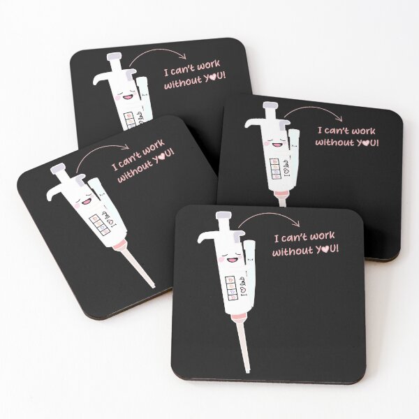 Item preview, Copy of Cute Micropipette with Lovely Tip laboratory I am useless without You! designed and sold by labstud.