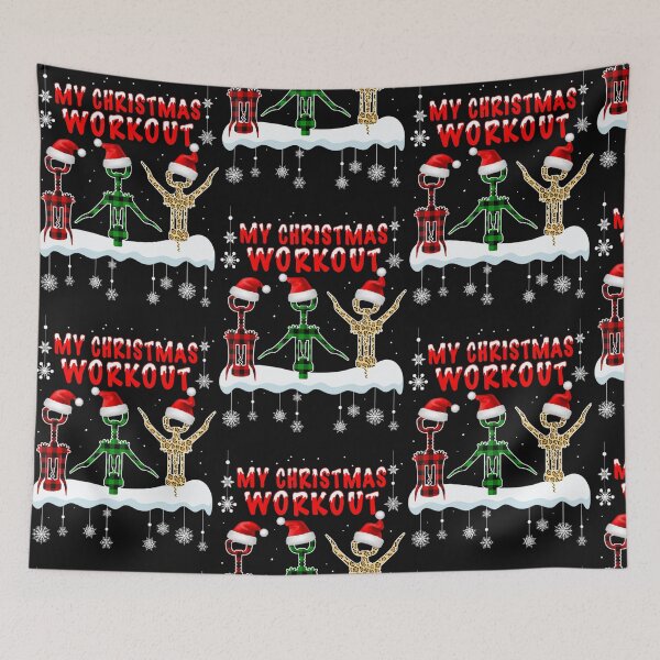 Item preview, Christmas Workout Wine Bottle Opener Wine Lover Xmas designed and sold by lehienanh.