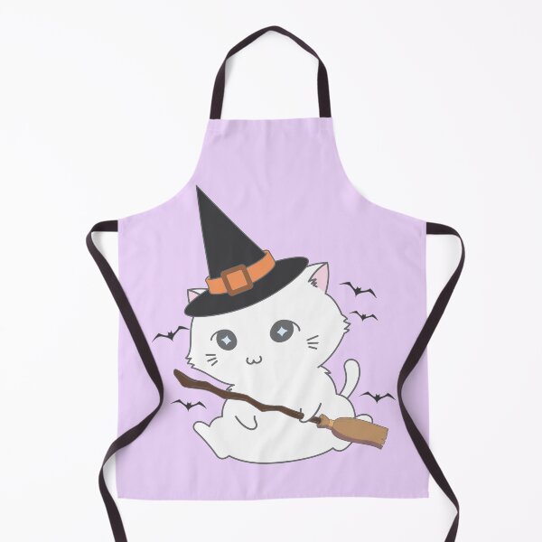 Item preview, Majo Neko - Cute Witch Chibi Cat designed and sold by kittengallery.