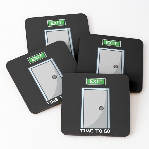 Item preview, Exit Door - Time To Go Funny designed and sold by BundaBear.