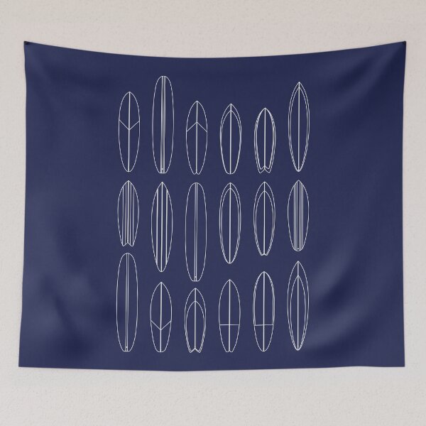 Item preview, Surfboards SURFOLOGY line drawing designed and sold by boleteshop.
