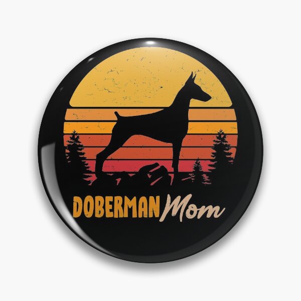Artikelvorschau, Doberman Dog Mom Vintage Retro entworfen und verkauft von rafaeltto.