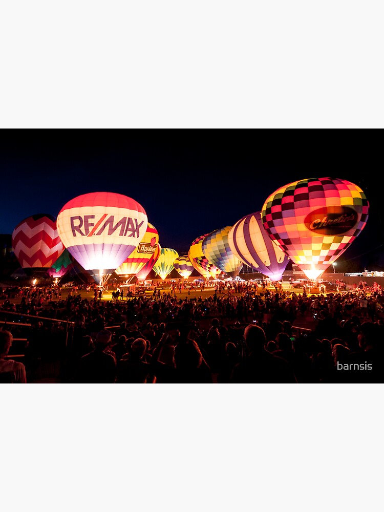 "Yuma Arizona 26 Anual Balloon Festival Balloon Glow" Sticker for Sale