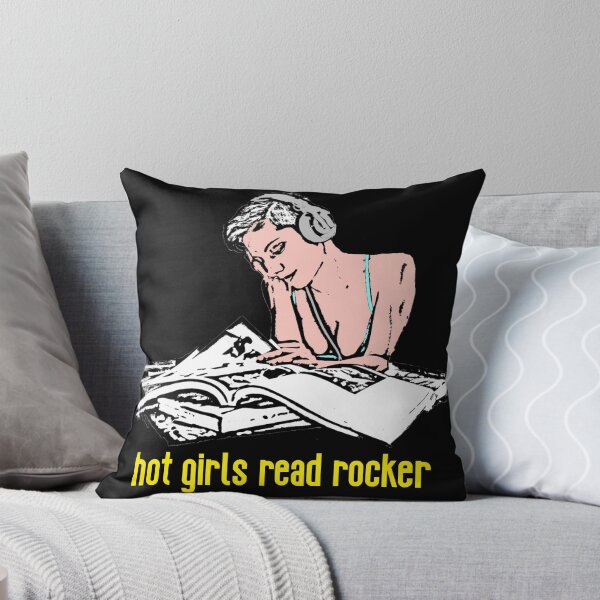 Item preview, Hot Girls Read Rocker designed and sold by RevolutionInPaint.