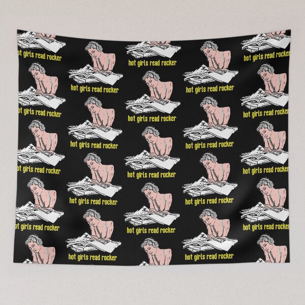 Item preview, Hot Girls Read Rocker designed and sold by RevolutionInPaint.