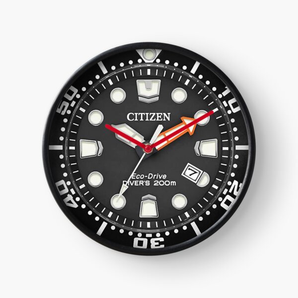 Citizen Promaster Eco-Drive Diver 200m Black - a Vintage Diver Wrist Watch Clock