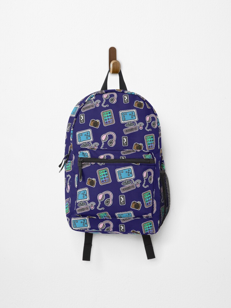 Thumbnail 1 of 3, Backpack, Technology Pattern designed and sold by BundaBear.