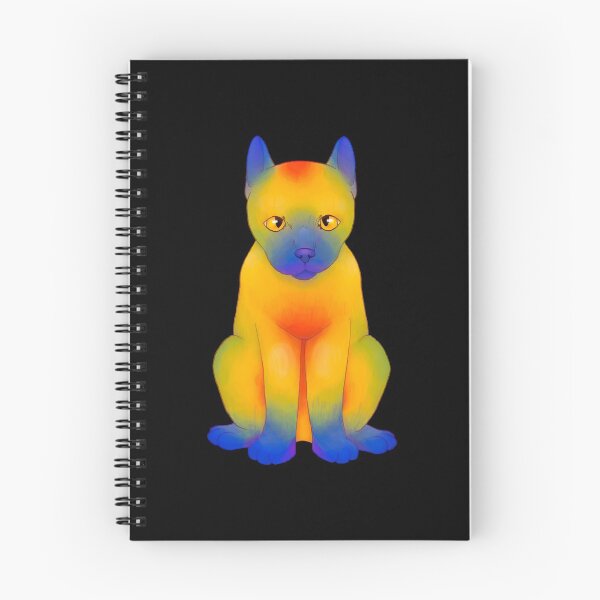 Item preview, cat heatmap designed and sold by GarbageSalt.