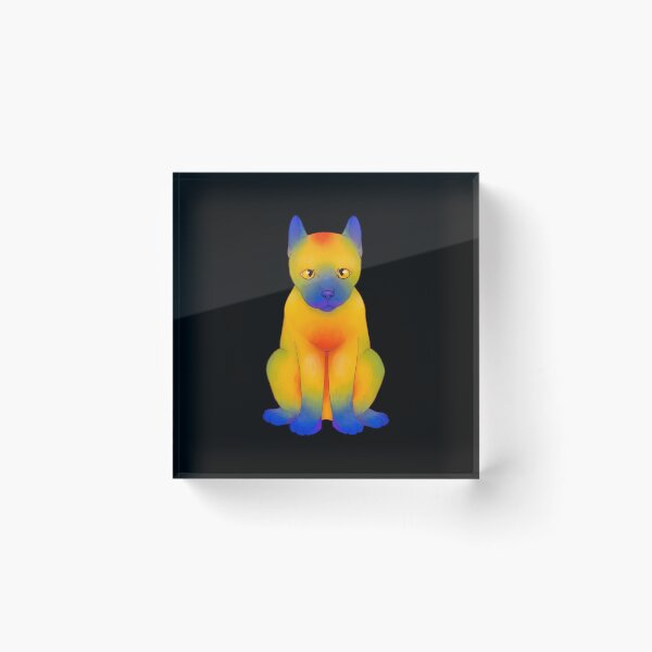 Item preview, cat heatmap designed and sold by GarbageSalt.
