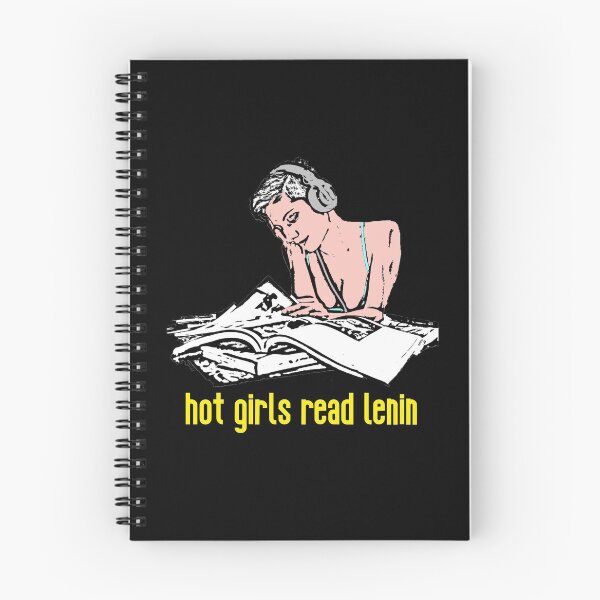 Item preview, Hot Girls Read Lenin designed and sold by RevolutionInPaint.