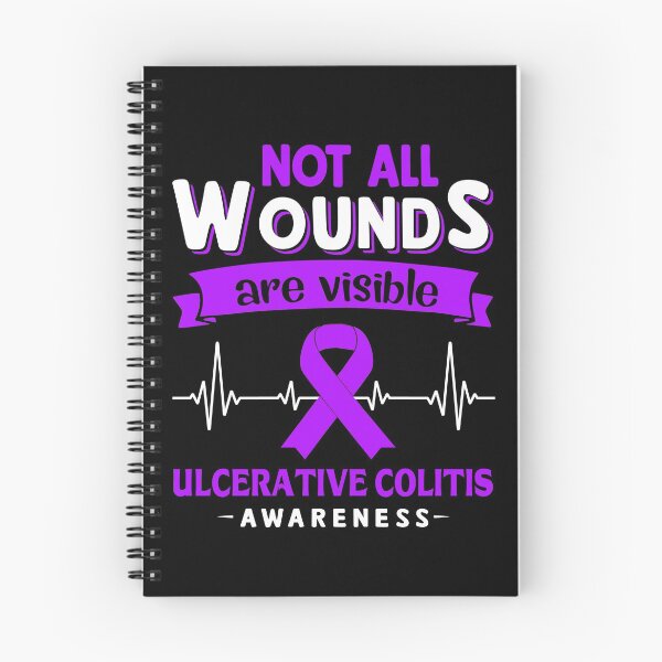 Item preview, Ulcerative Colitis Awareness Not All Wounds Are Visible designed and sold by Victormoratalla.