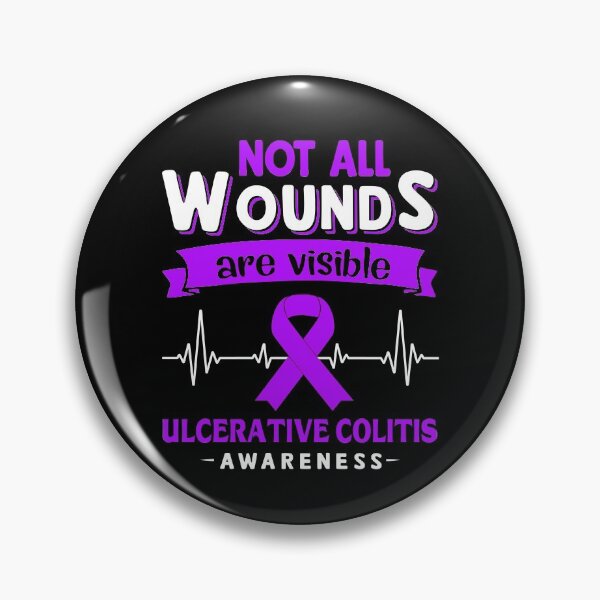 Item preview, Ulcerative Colitis Awareness Not All Wounds Are Visible designed and sold by Victormoratalla.