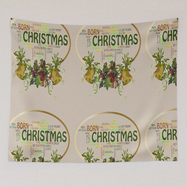 Item preview, Christmas Wordle, Festive Christmas Design, Grinch and Plaid Christmas, Family Christmas Making  Memories designed and sold by Adri Barnard.
