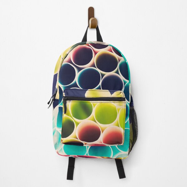 Item preview, Colorful Close Up Tubes Abstract Art designed and sold by Ruby Jackson.