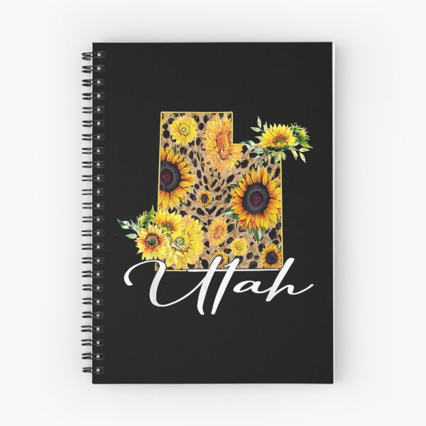 Item preview,  Utah Sunflower Leopard State Map designed and sold by jennifera11.