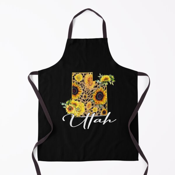 Item preview,  Utah Sunflower Leopard State Map designed and sold by jennifera11.