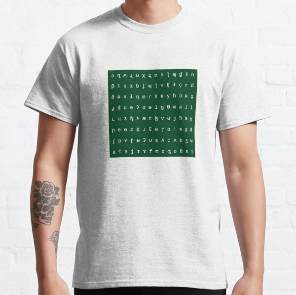 Item preview, IPA forest green and white range designed and sold by Lingthusiasm.