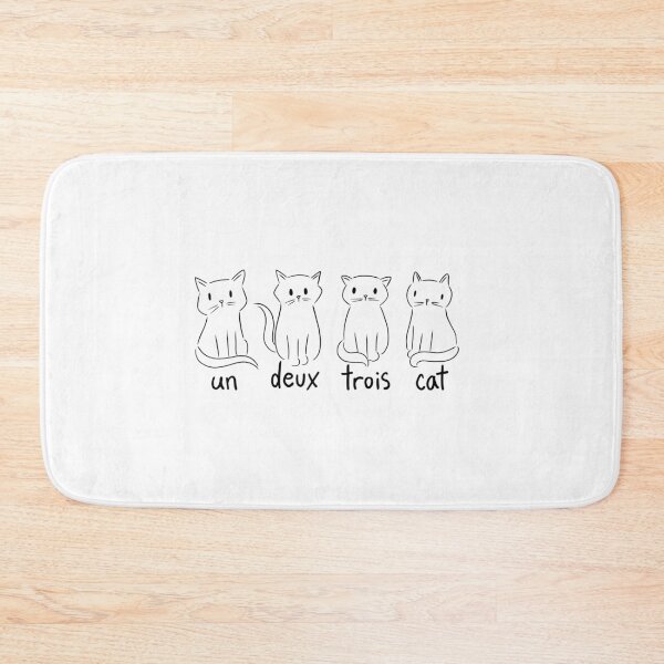 Item preview, Un Deux Trois Cat - French Counting  designed and sold by Watersolution.