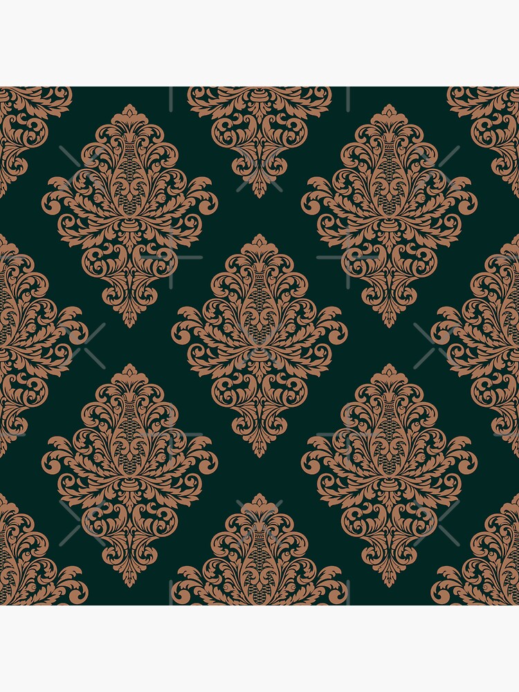"Classic Damask" Sticker by gauravsk85 Redbubble