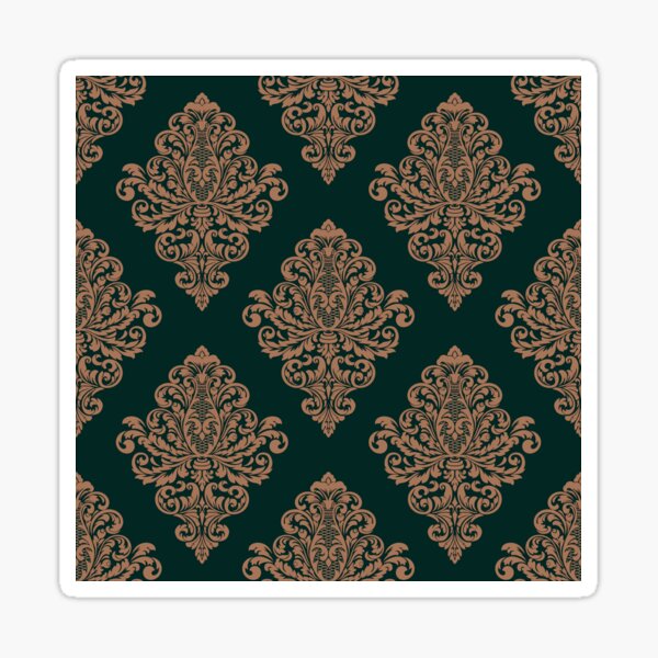"Classic Damask" Sticker by gauravsk85 Redbubble