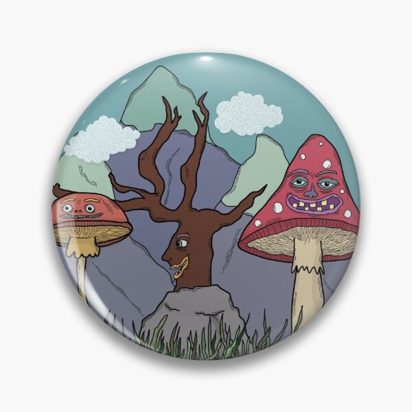 Item preview, Cartoon Mushroom - Lowbrow Art designed and sold by Koiboi11.