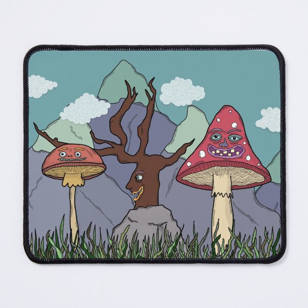 Item preview, Cartoon Mushroom - Lowbrow Art designed and sold by Koiboi11.
