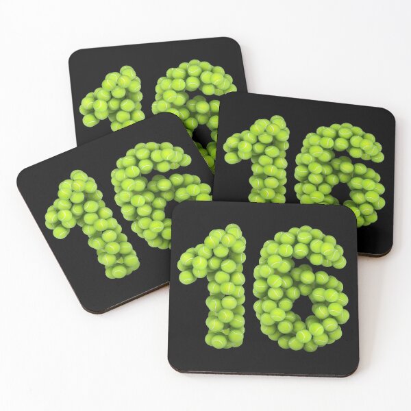 Item preview, Tennis Player Number 16 - Tennis Sports sixteen Game Set Match 16 designed and sold by elhefe.